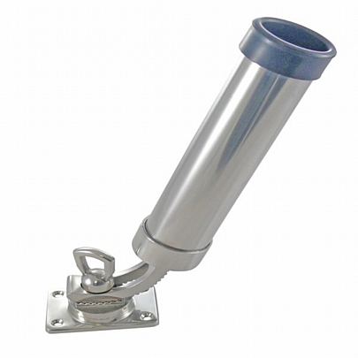 Fishing rod holder, adjustable A4-AISI 316