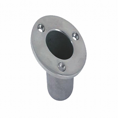 Flag pole socket 60° A4-AISI 316