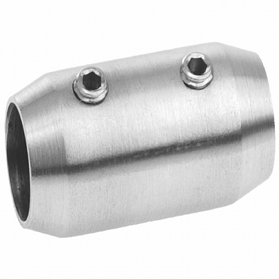 Connector, two-sided bore A2 (polished)