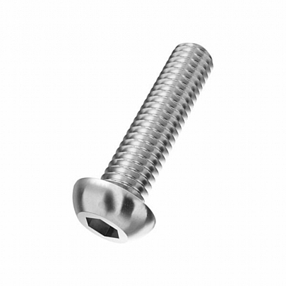 Hexagon socket button head screws, full thread ISO 7380 A4 A2