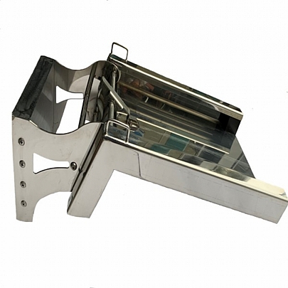 Rolling bracket for auxiliary outboard engines A4-AISI 316