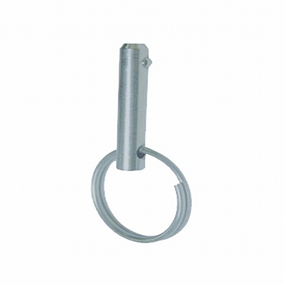 Pin with ball lock A2-AISI 304