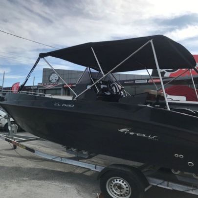 Bimini σκάφους inox