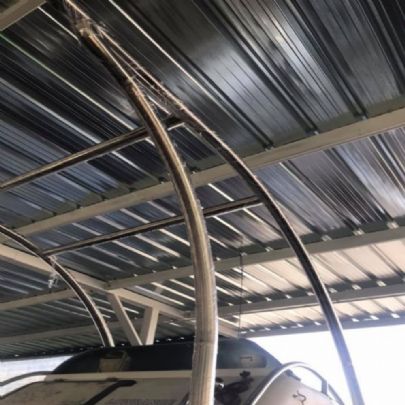 Hard top σκάφους inox