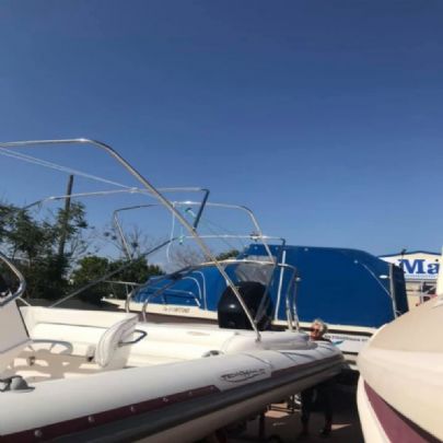 Bimini σκάφους inox