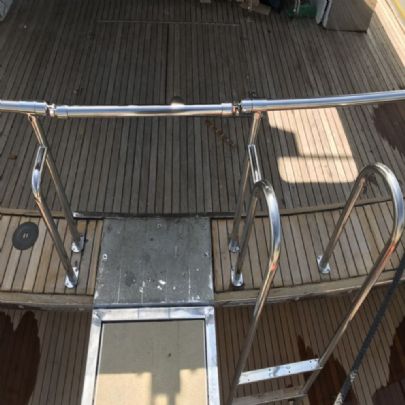 Εξέδρα σκάφους inox