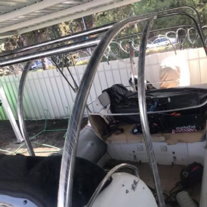 Hard top σκάφους inox