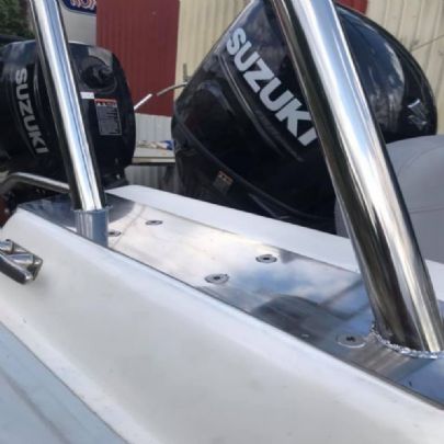Roll bar σκάφους inox