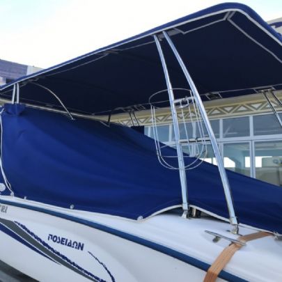 Bimini σκάφους inox