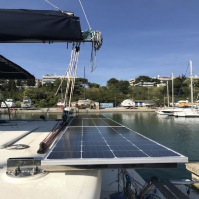 Βάση Στήριξης Ηλιακών Πάνελ σκάφους inox